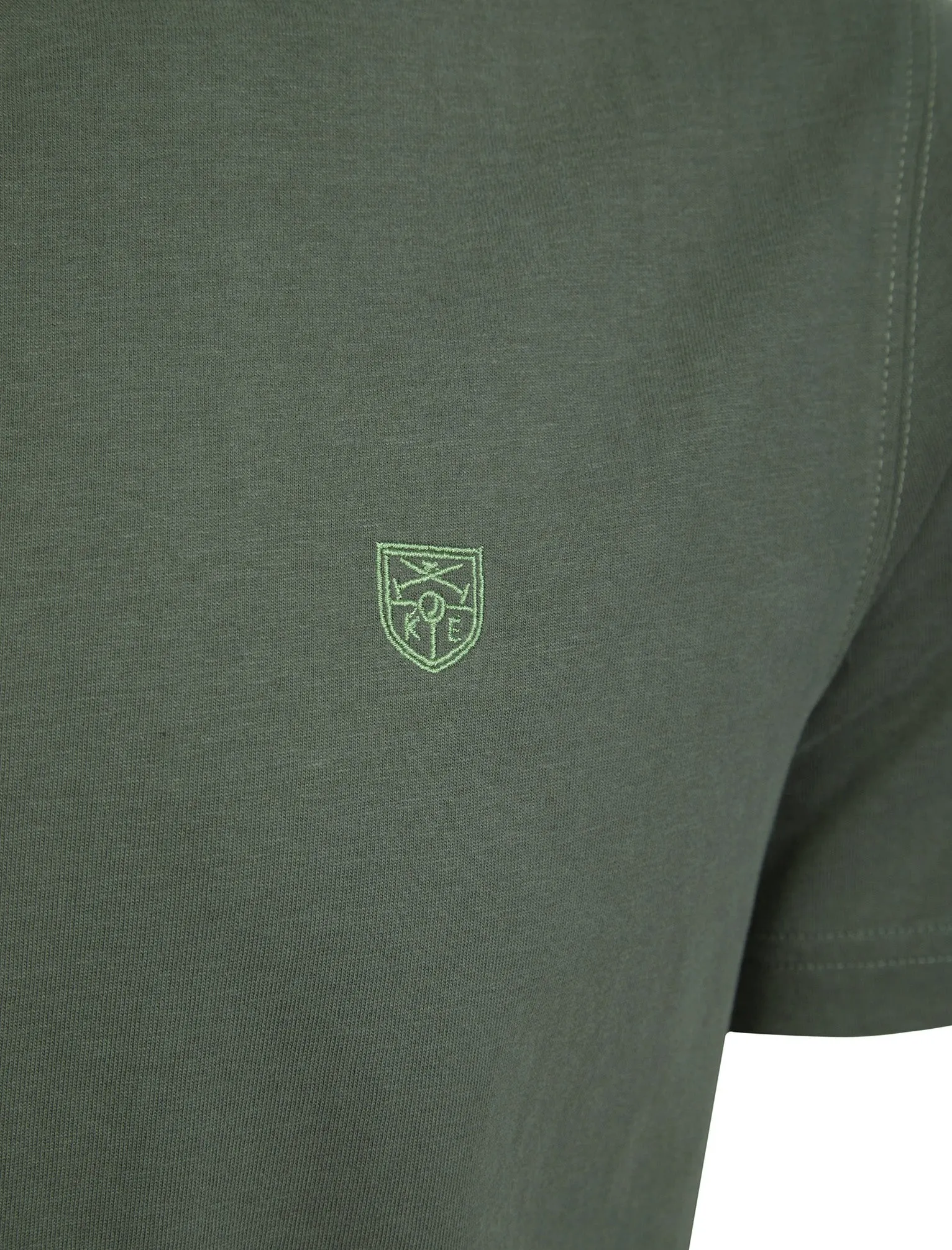 Bisley Crew Neck Soft Peached Cotton Jersey T-Shirt in Gunmetal - Kensington Eastside sold by Tokyo Laundry product image thumbnail 3