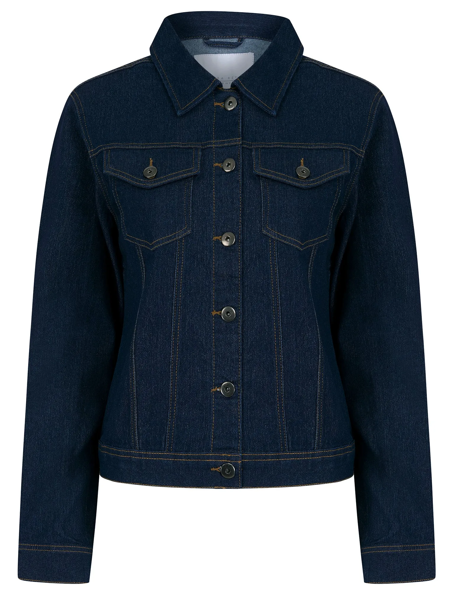 Mesa Women's Stretch Cotton Denim Jacket in Indigo Wash - Amara Reya sold by Tokyo Laundry