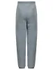 Helders Women's High Waisted Brushback Fleece Cuffed Joggers in Light Grey Marl - Tokyo Laundry sold by Tokyo Laundry