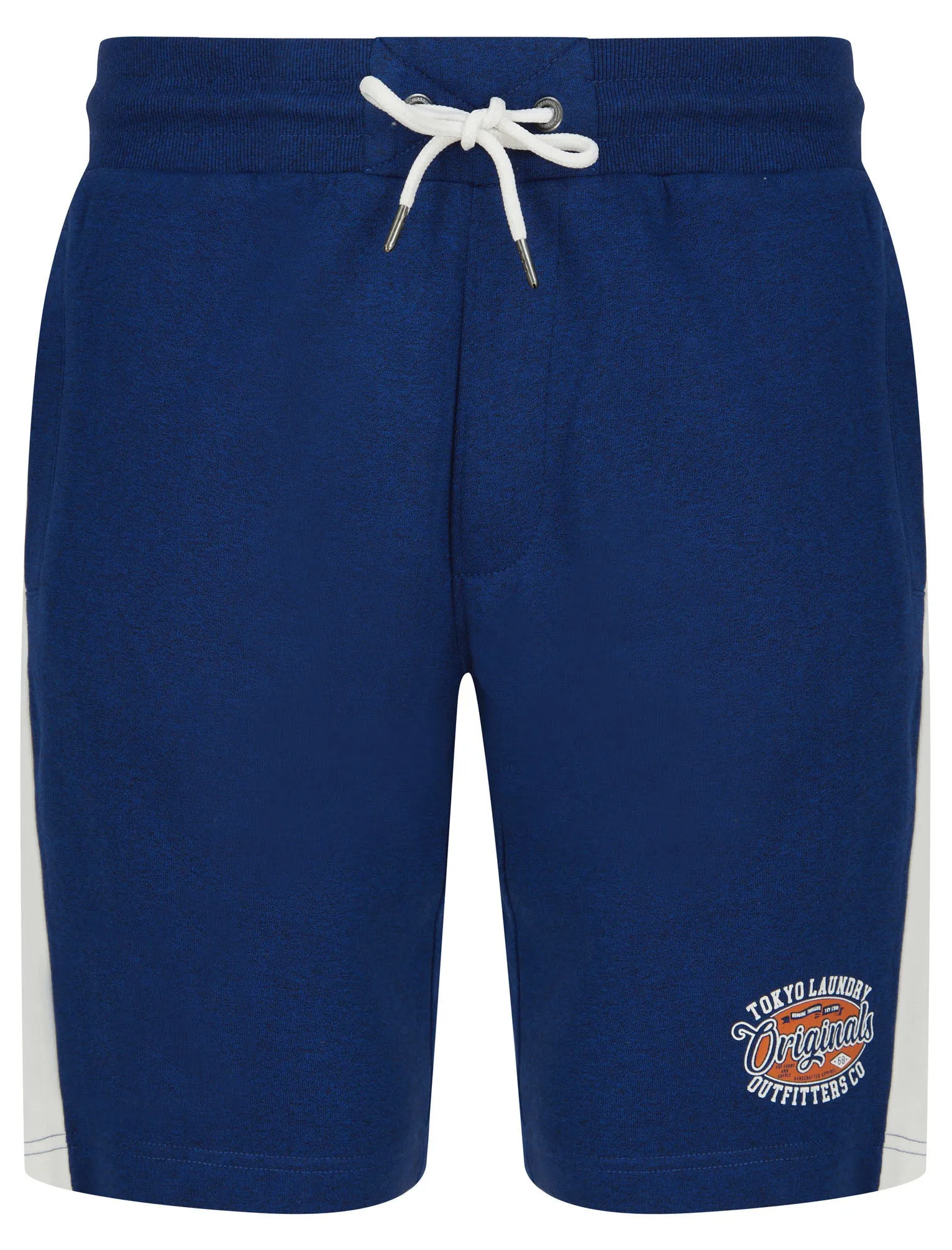 Fathom Grindle Jogger Shorts with Contrast Panels In Mid Blue - Tokyo Laundry sold by Tokyo Laundry product image thumbnail 2