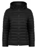 Jaime Women’s Quilted Puffer Jacket with Detachable Hood in Black - Amara Reya sold by Tokyo Laundry