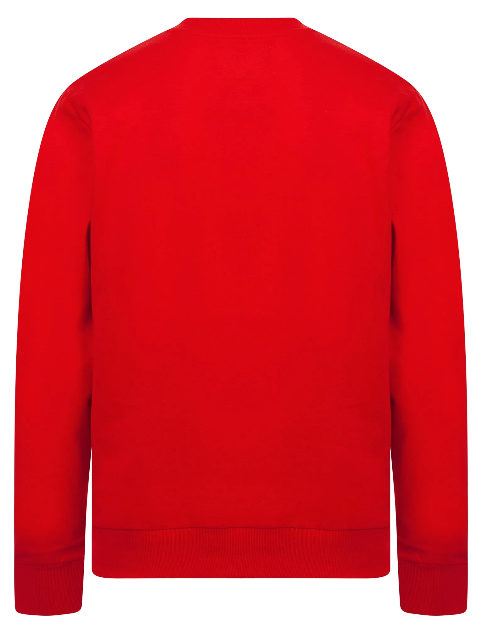 Men's My Christmas Jumper Novelty Crew Neck Brushback Fleece Pullover Sweater in Tokyo Red - Merry Christmas sold by Tokyo Laundry product image thumbnail 2