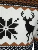 Men's Nordic Jacquard Fair Isle Festive Knitted Christmas Jumper in Ink - Merry Christmas sold by Tokyo Laundry