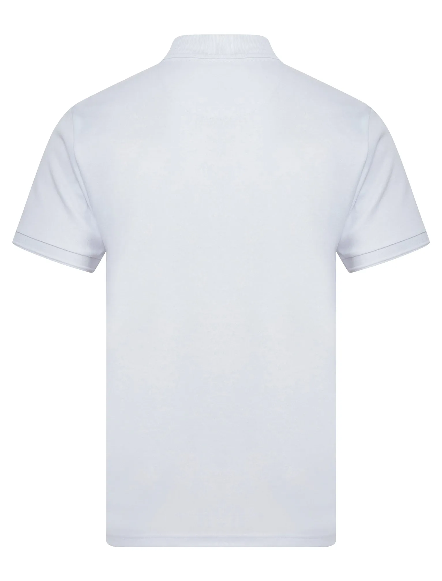 Dock Cotton Rich Jersey Polo Shirt in Bright White Marl - Kensington Eastside sold by Tokyo Laundry product image thumbnail 2