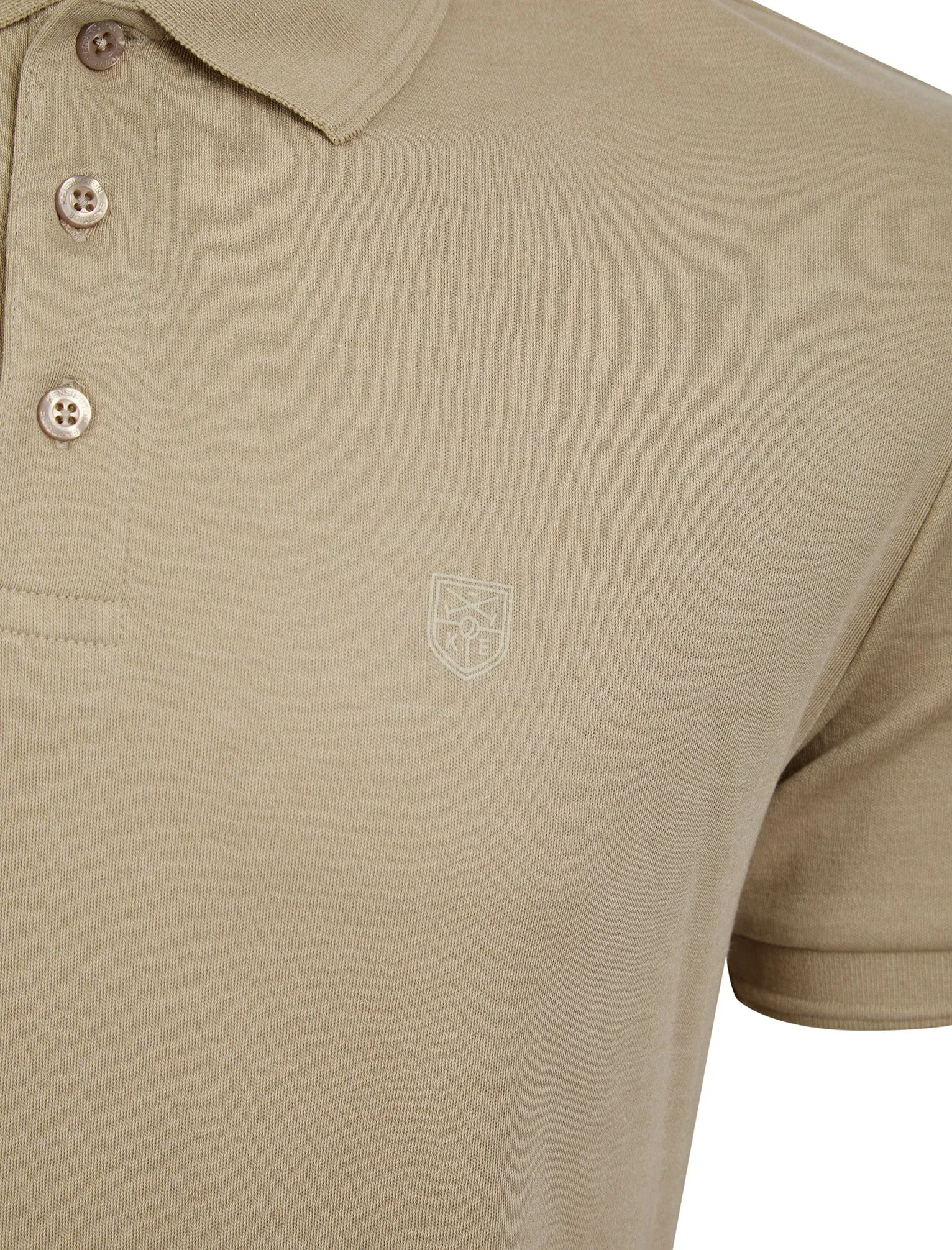 Dock Cotton Rich Jersey Polo Shirt in Aluminium Marl - Kensington Eastside sold by Tokyo Laundry product image thumbnail 3