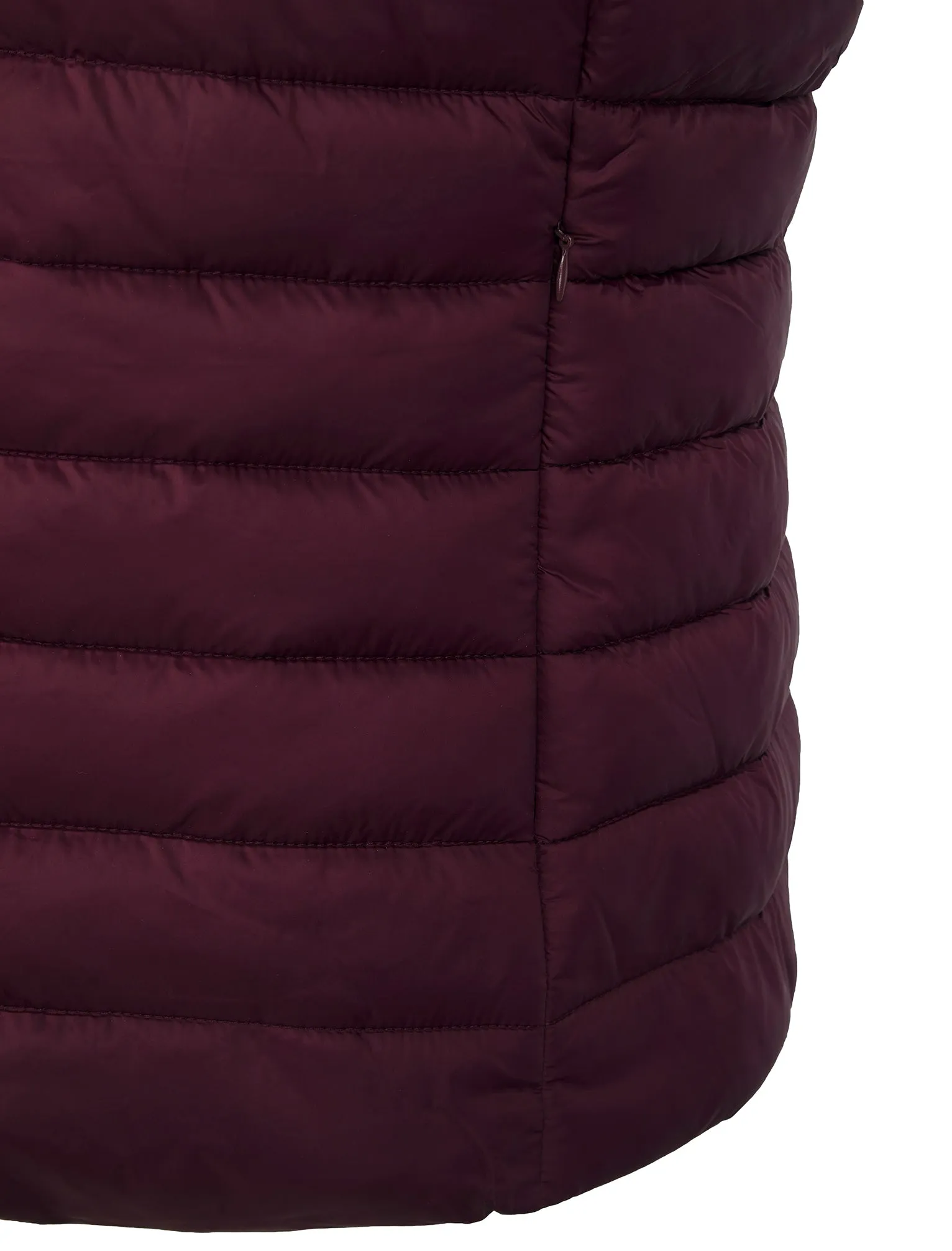 Laura Quilted Puffer Gilet Bodywarmer in Wine - Amara Reya sold by Tokyo Laundry product image thumbnail 3