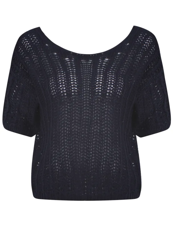 Plum Tree Zephyranth navy jumper sold by Tokyo Laundry