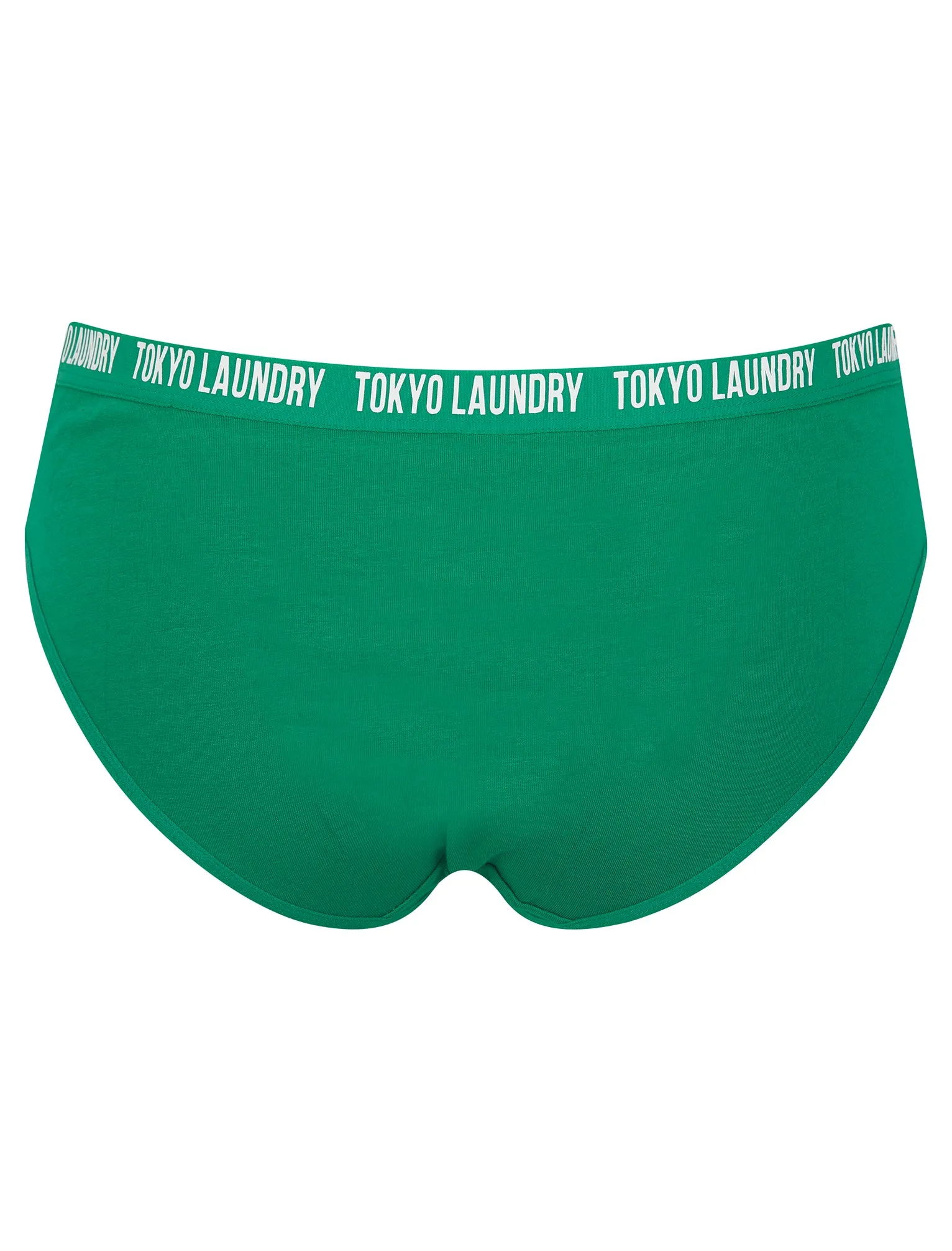 Zara 12 (5 Pack) Assorted Stretch Cotton Briefs in Light Grey Marl / Allure Blue / Royal Purple / Crocus Petal / Pepper Green - Tokyo Laundry sold by Tokyo Laundry product image thumbnail 4