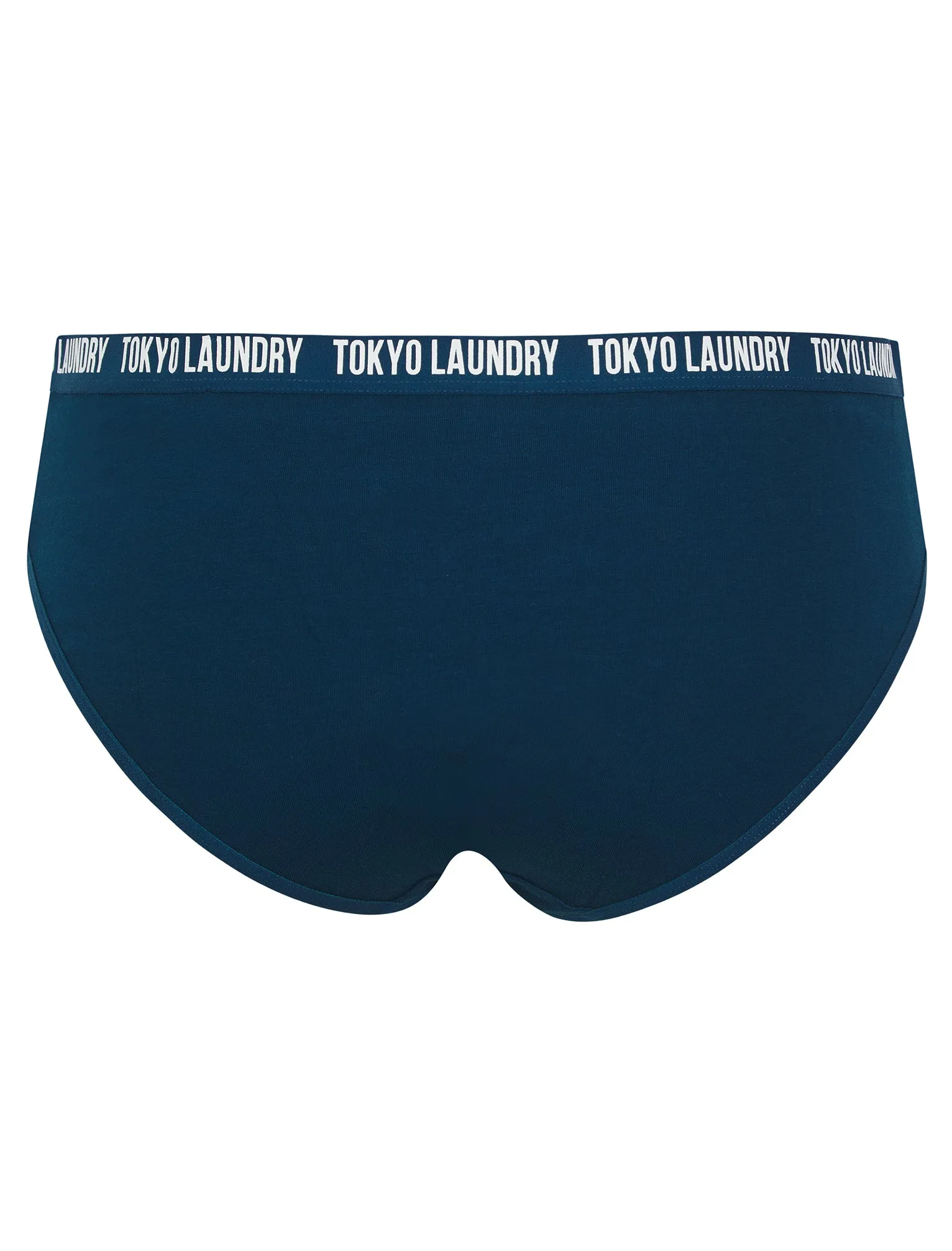 Zara 10 (5 Pack) Assorted Stretch Cotton Briefs in Light Grey Marl / Rosewater / Bridal Rose / Heritage Blue / Poseidon Blue - Tokyo Laundry sold by Tokyo Laundry product image thumbnail 4