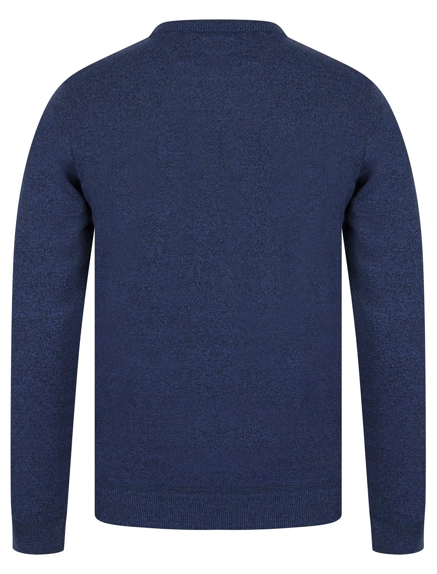 Peaty Crew Neck Birdseye Pique Jumper in Blue - Kensington Eastside sold by Tokyo Laundry product image thumbnail 2