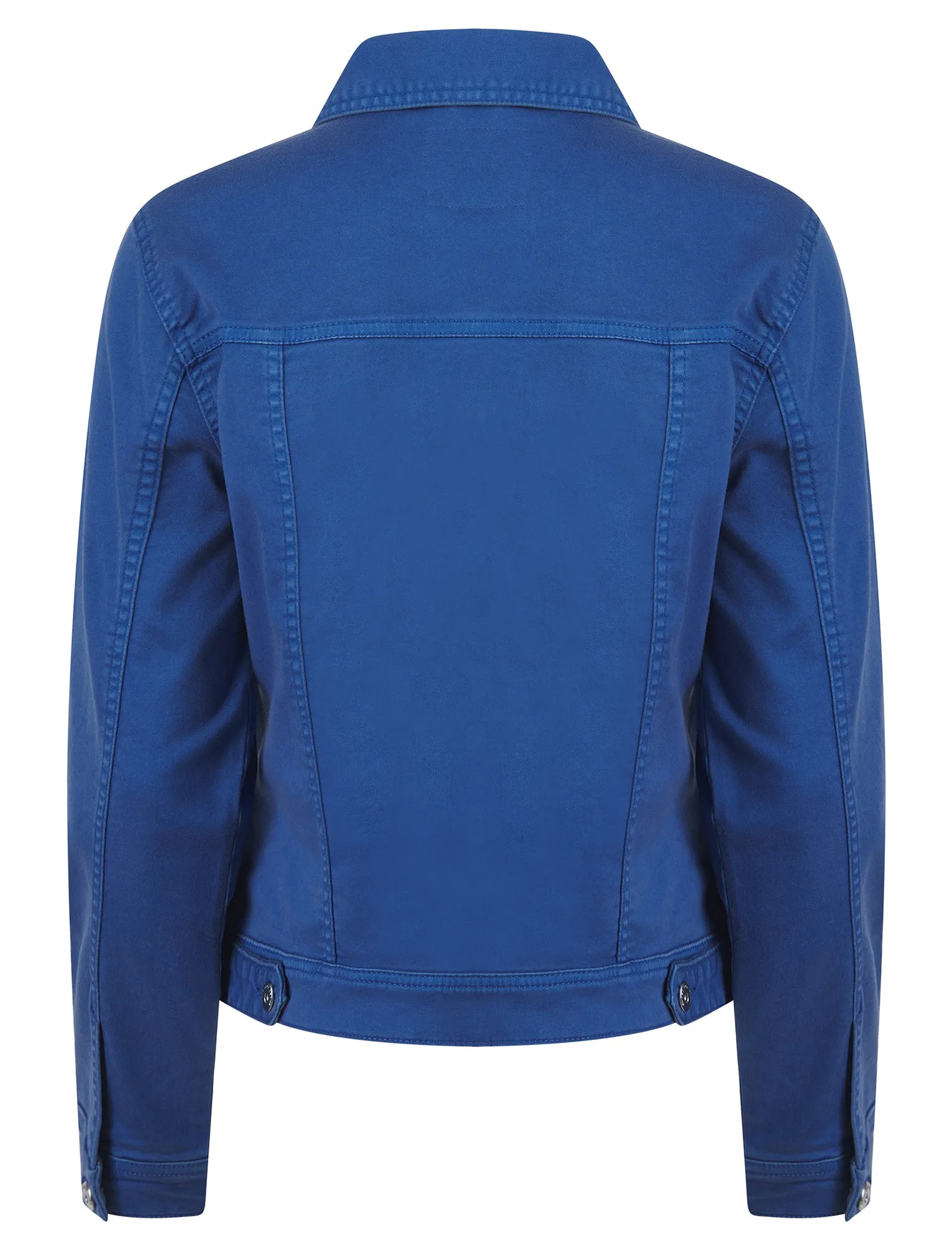 Feather Women's Stretch Cotton Denim Jacket in Clematis Blue - Amara Reya sold by Tokyo Laundry product image thumbnail 2