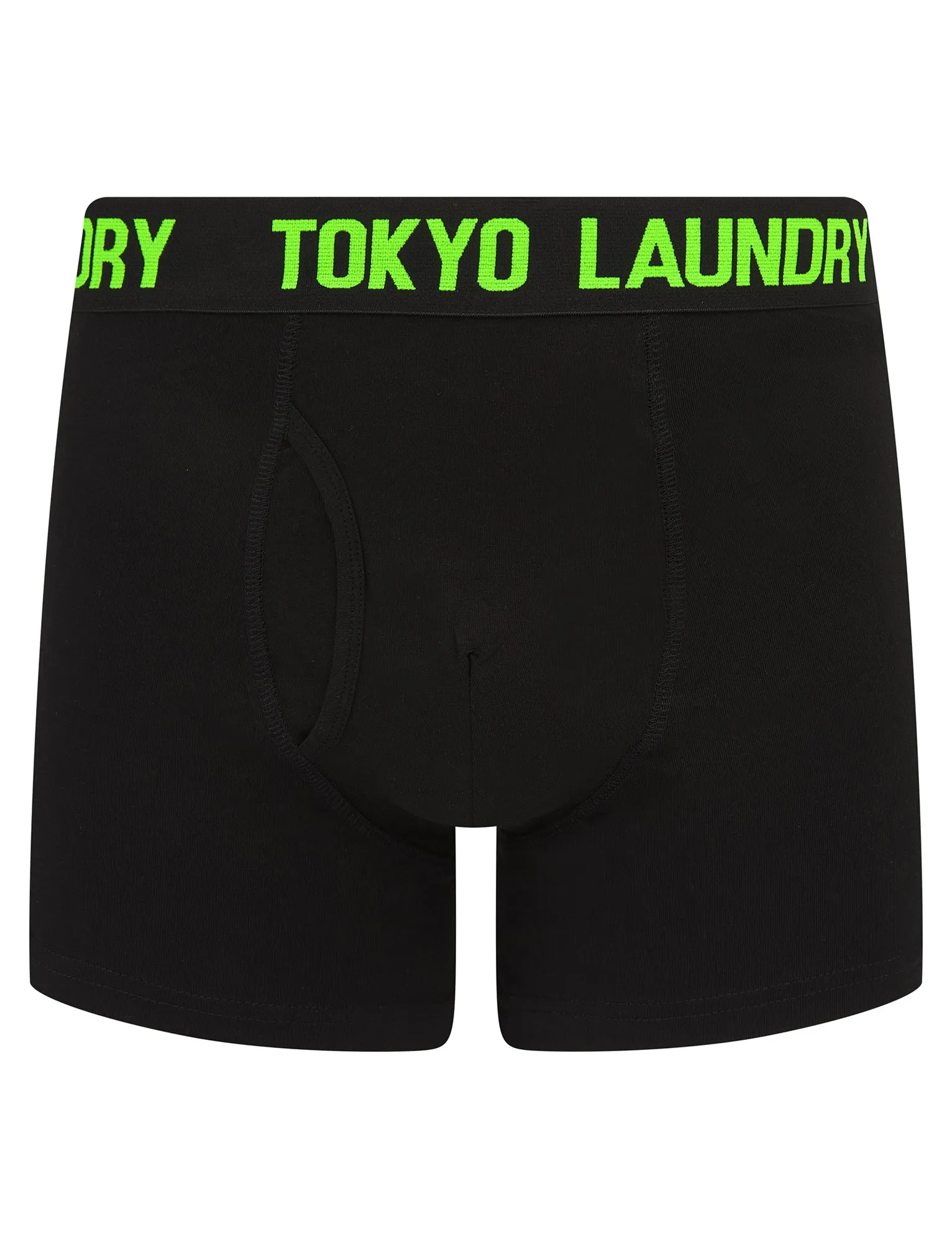 Weymouth 2 (2 Pack) Boxer Shorts Set in Blazing Orange / Green Flash - Tokyo Laundry sold by Tokyo Laundry product image thumbnail 4