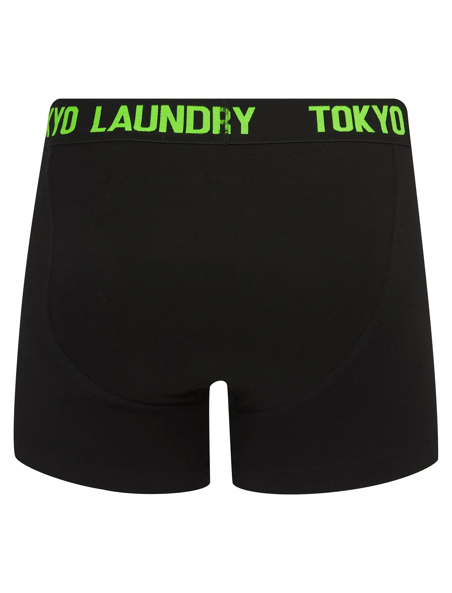 Weymouth 2 (2 Pack) Boxer Shorts Set in Blazing Orange / Green Flash - Tokyo Laundry sold by Tokyo Laundry product image thumbnail 5