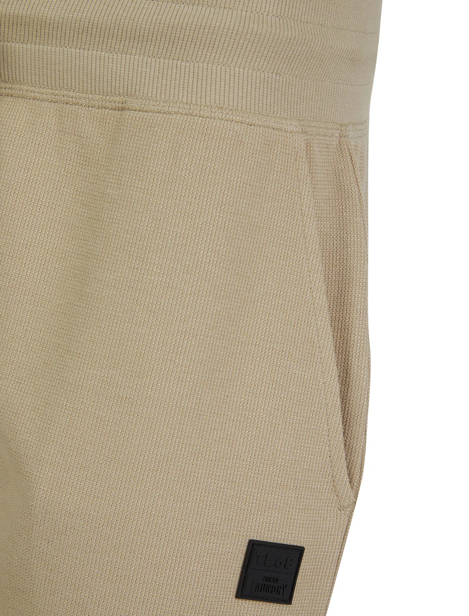 Tarot Motif Brushback Fleece Jogger Shorts in Trench Coat - Tokyo Laundry sold by Tokyo Laundry product image thumbnail 3