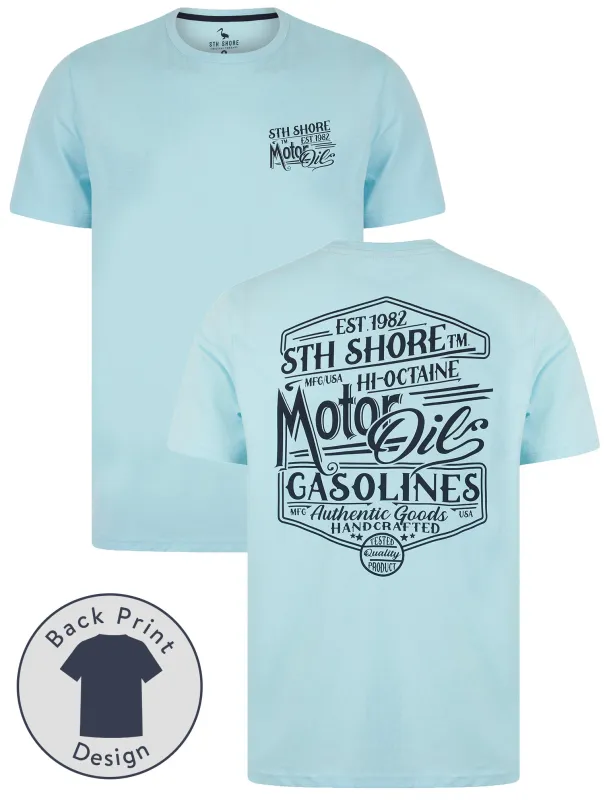 Ablett Back Print Vintage Retro Graphic Motif Cotton Jersey T-Shirt in Summer Song - South Shore sold by Tokyo Laundry