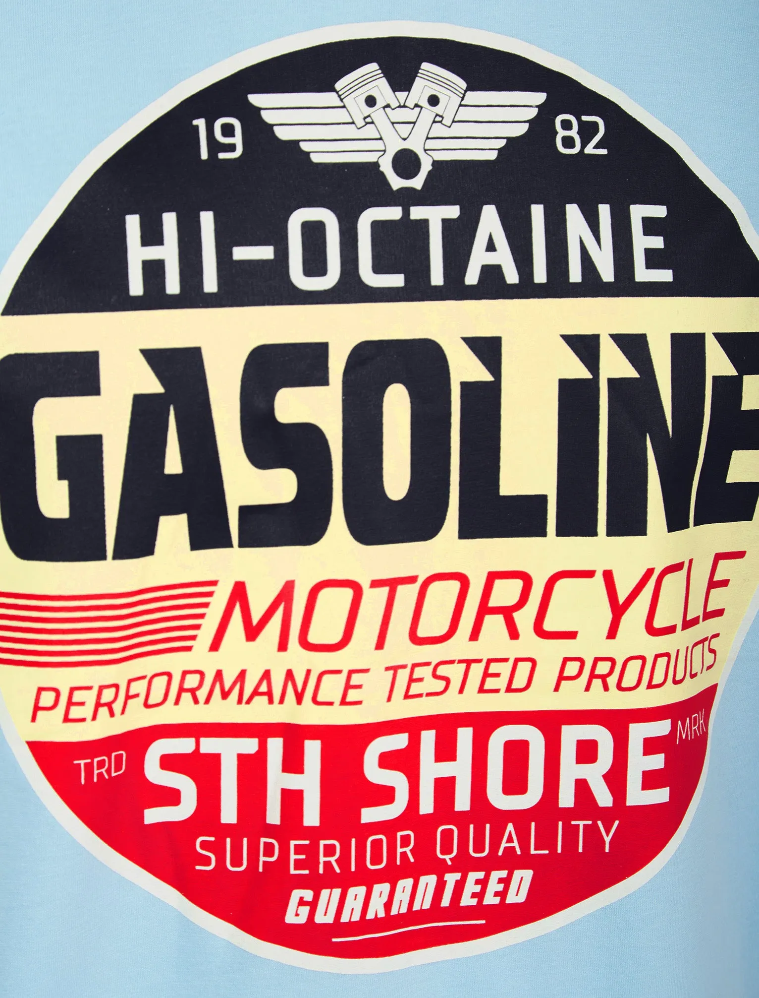 Burrows Vintage Retro Graphic Print Motif Cotton Jersey T-Shirt in Summer Song - South Shore sold by Tokyo Laundry product image thumbnail 3