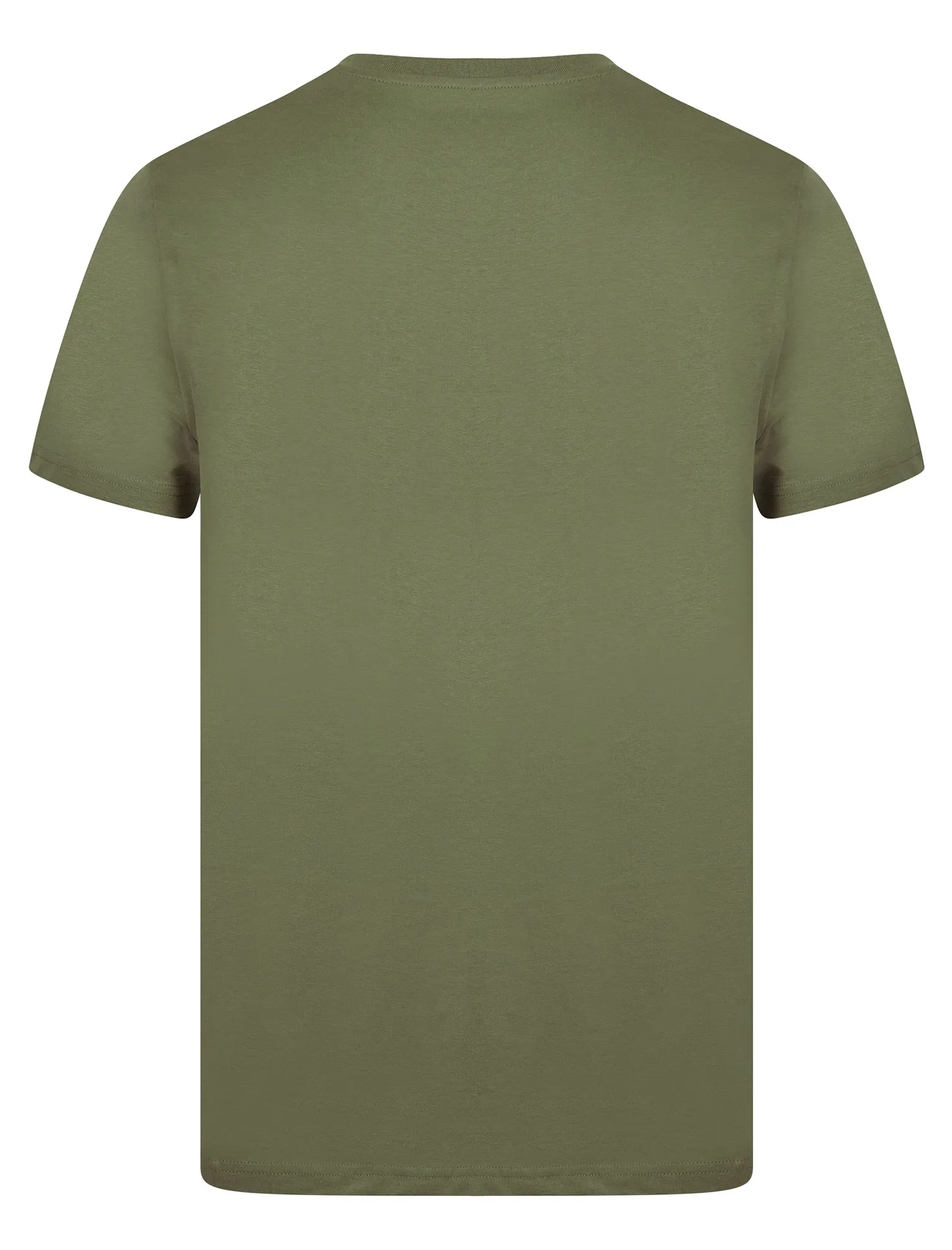 Burrows Vintage Retro Graphic Print Motif Cotton Jersey T-Shirt in Mulled Basil - South Shore sold by Tokyo Laundry product image thumbnail 2