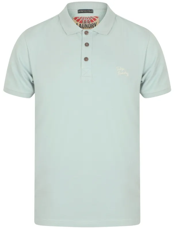 Roseville Cotton Pique Polo Shirt In Pale Mint - Tokyo Laundry sold by Tokyo Laundry