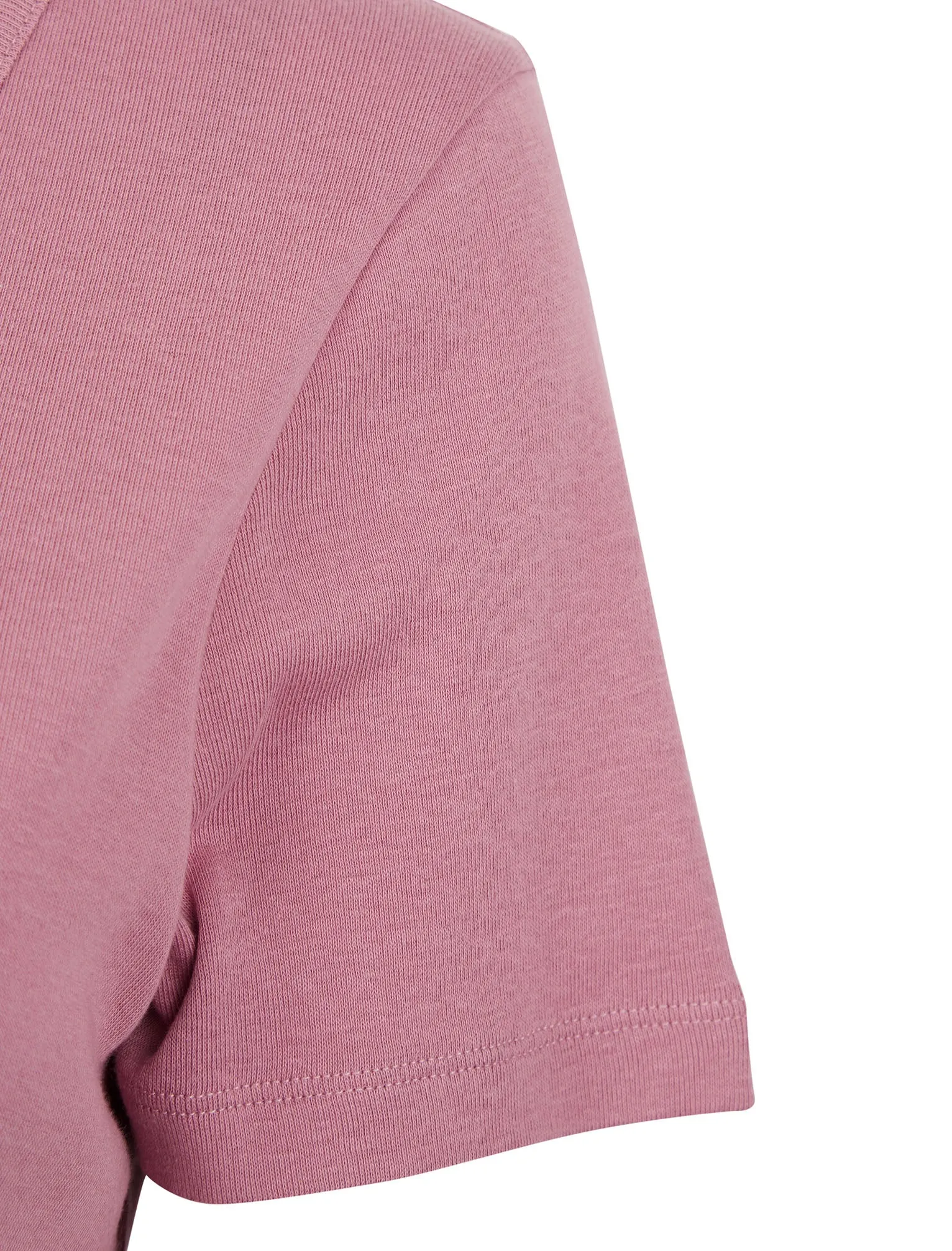 Viola Plain 100% Cotton Scoop V-Neck T-Shirt in Mesa Rose - Amara Reya sold by Tokyo Laundry product image thumbnail 3