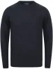 Woodstock Diamond Texture Wool Blend Knitted Jumper in True Navy - Tokyo Laundry sold by Tokyo Laundry