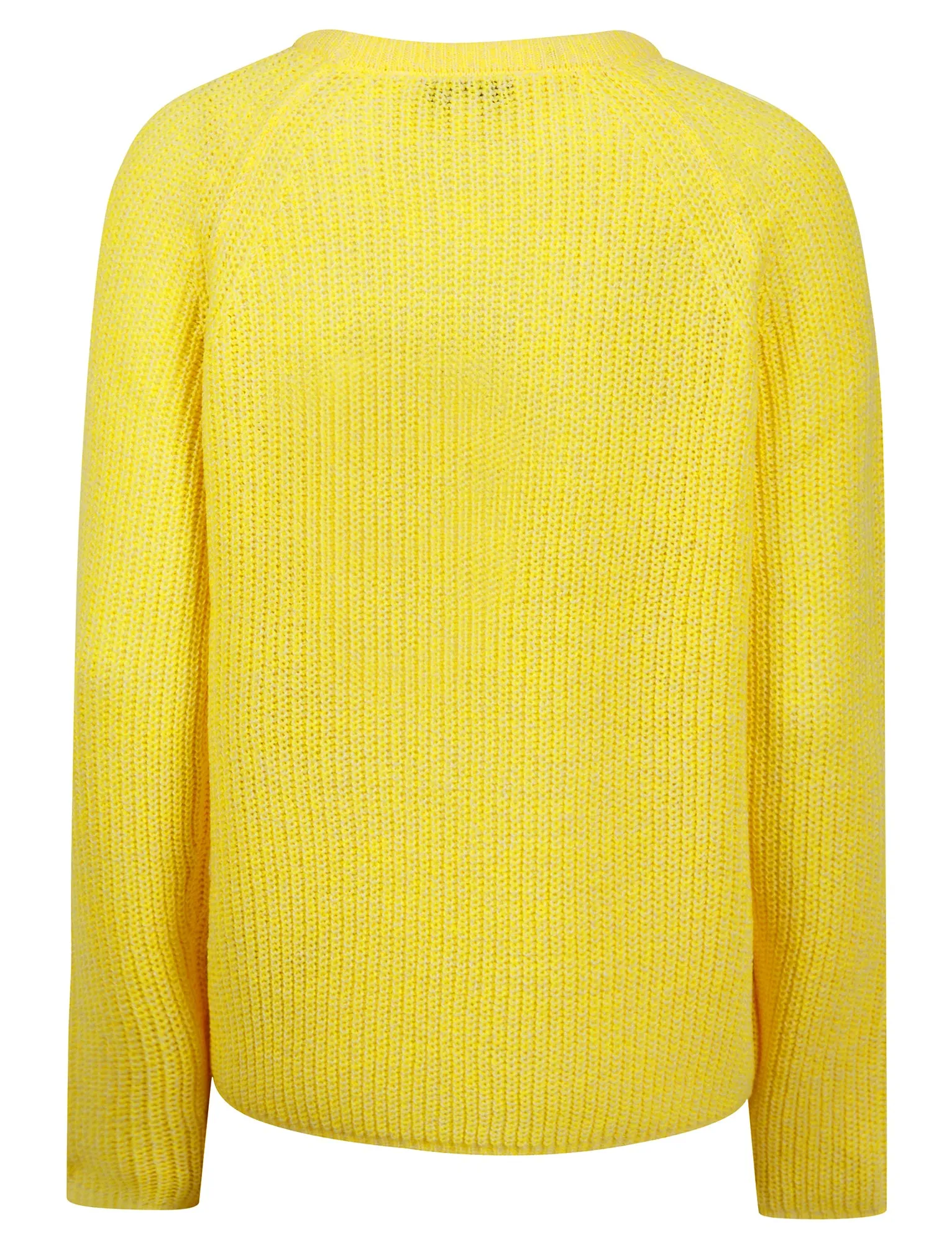 Lilycove Rib Knit Raglan Sleeve Crew Neck Fisherman Style Knitted Jumper in Yellow - Amara Raya sold by Tokyo Laundry product image thumbnail 2