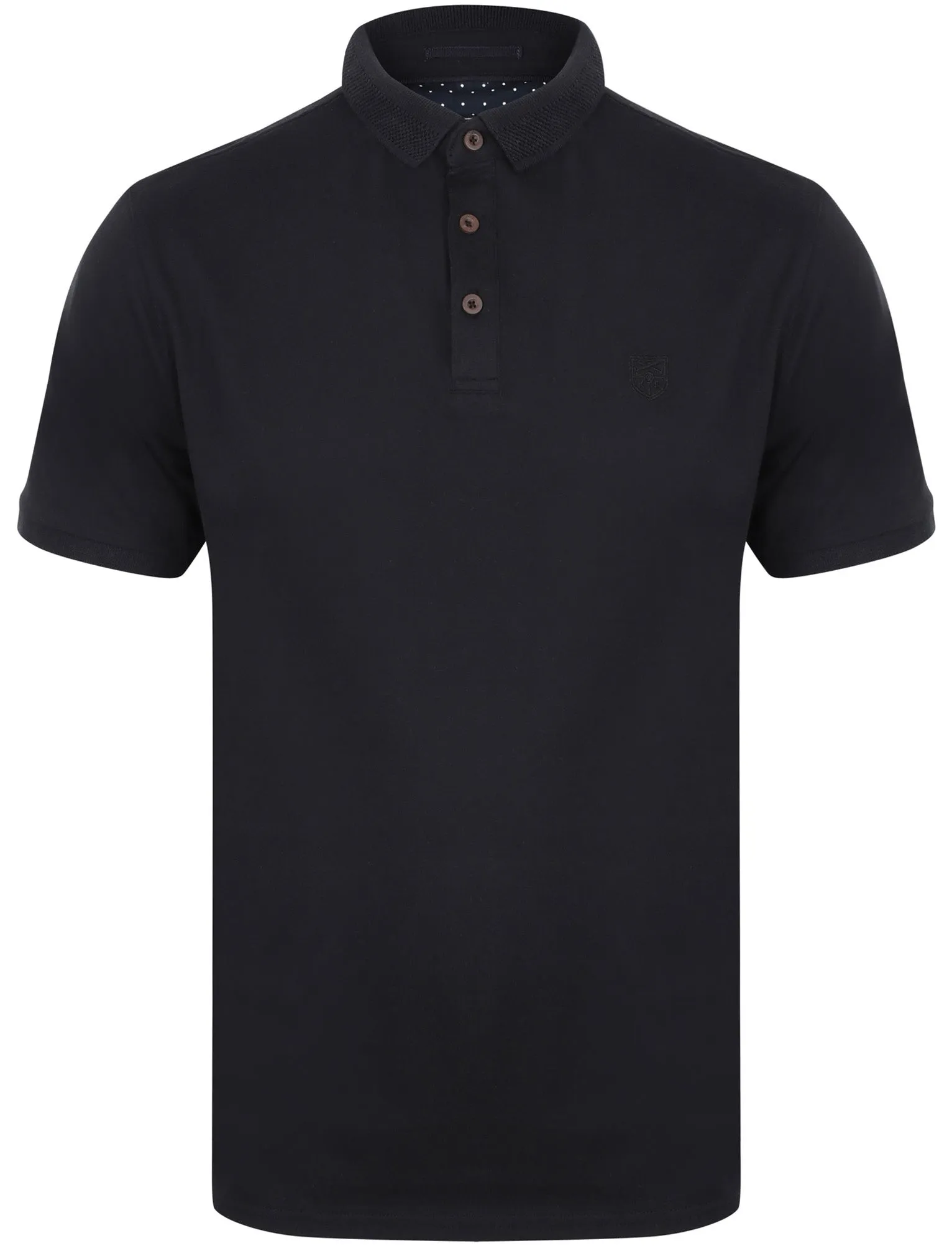 Ranelagh Cotton Polo Shirt In Black - Kensington Eastside sold by Tokyo Laundry