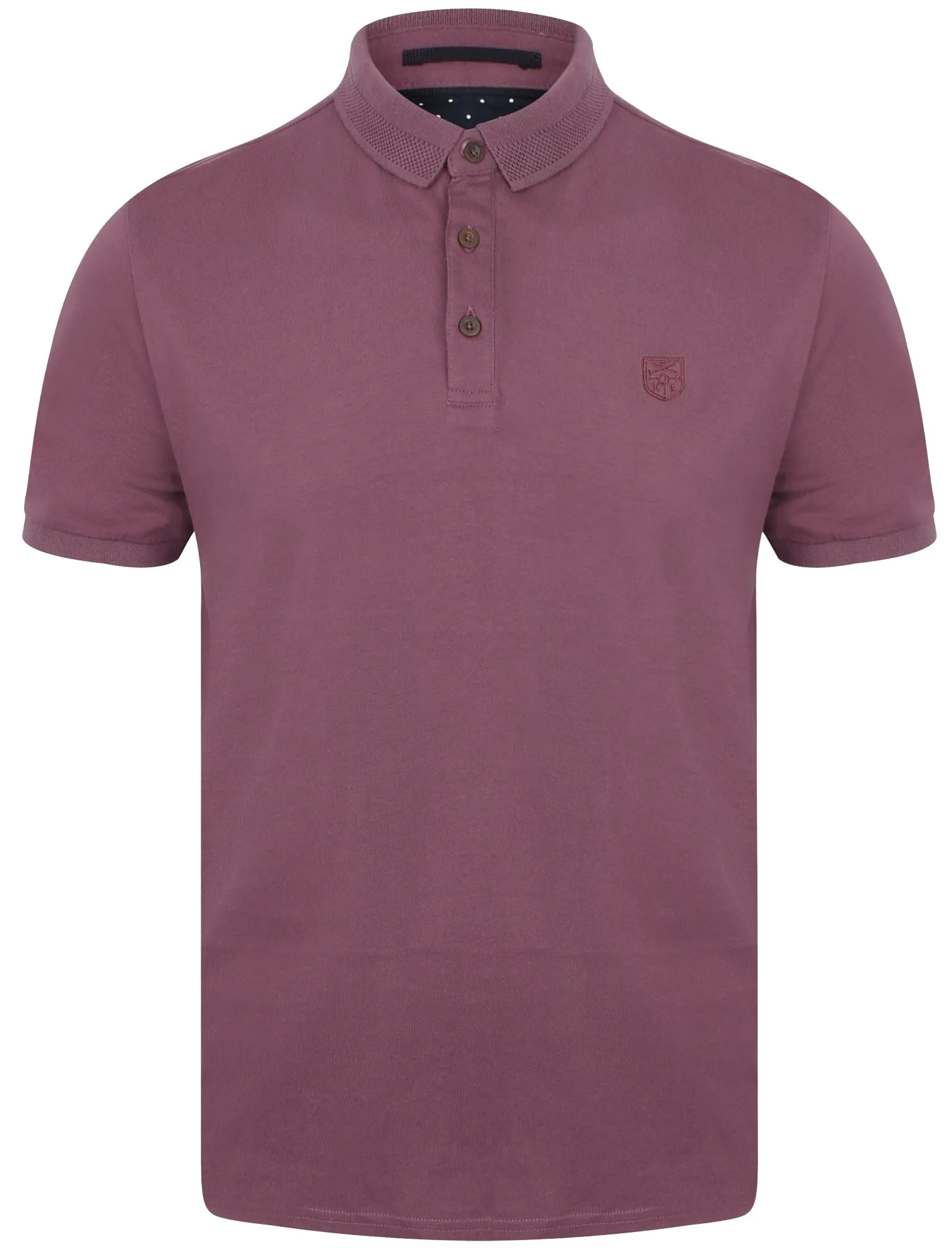 Ranelagh Cotton Polo Shirt In Light Plum - Kensington Eastside sold by Tokyo Laundry
