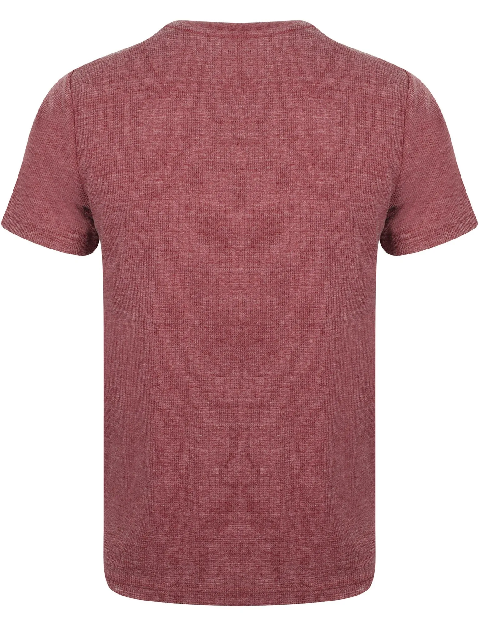Lough Waffle Textured Burn Out T-Shirt In Oxblood - Tokyo Laundry sold by Tokyo Laundry product image thumbnail 2