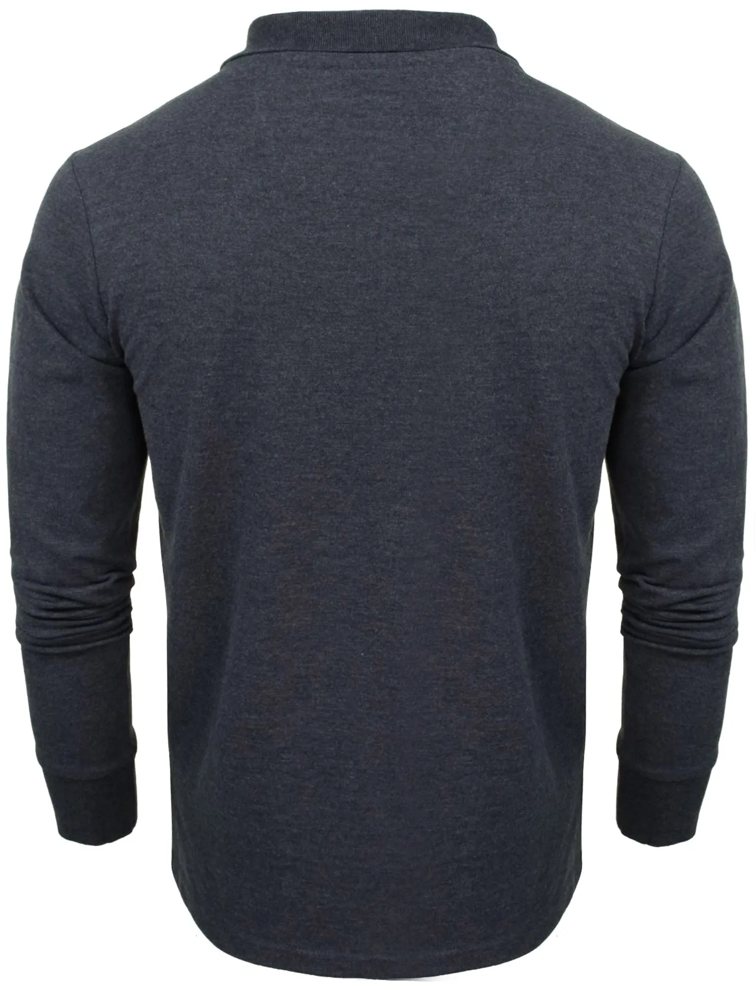 Howell Long Sleeve Polo Shirt in Navy Marl sold by Tokyo Laundry product image thumbnail 2