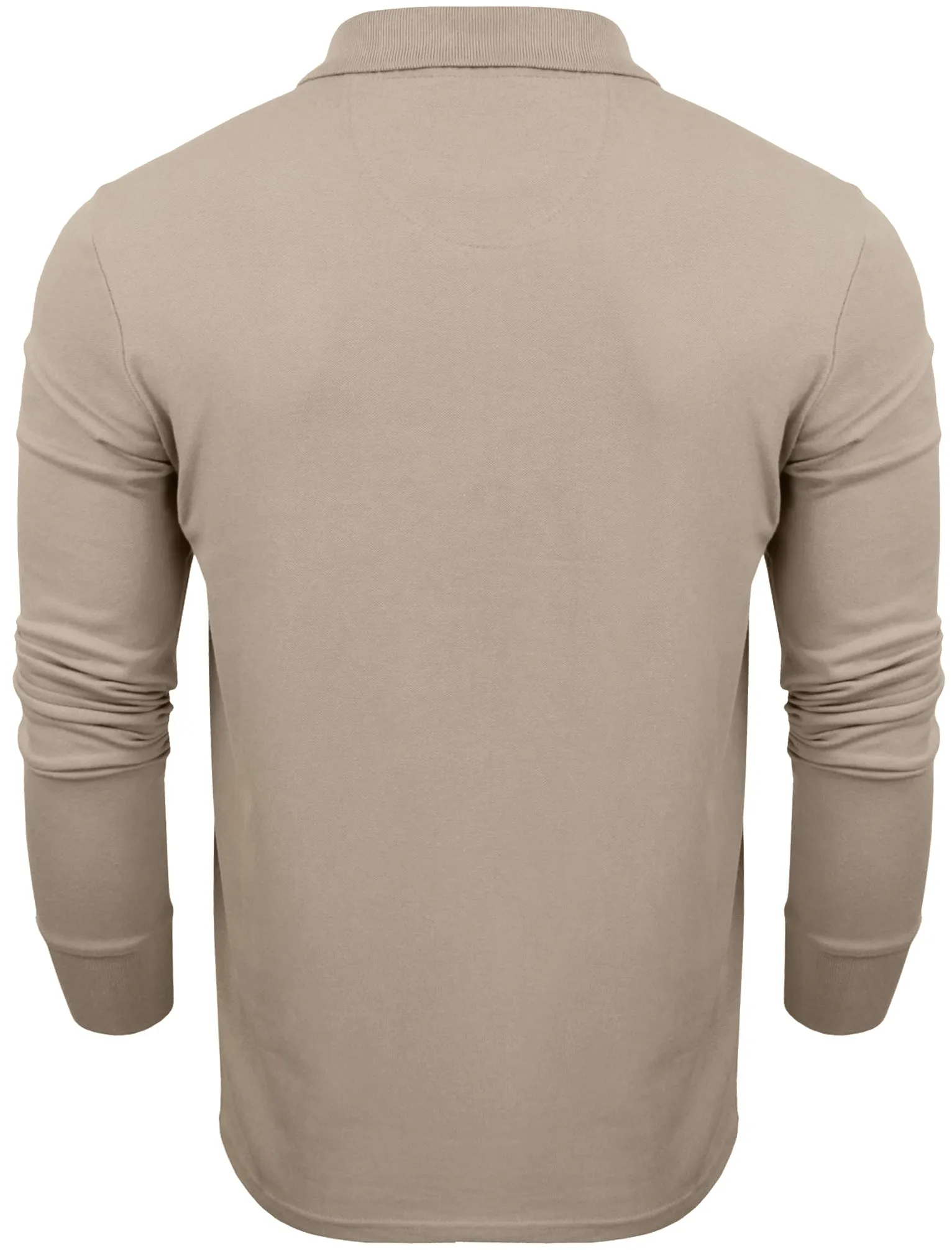 Howell Long Sleeve Polo Shirt in Stone sold by Tokyo Laundry product image thumbnail 2