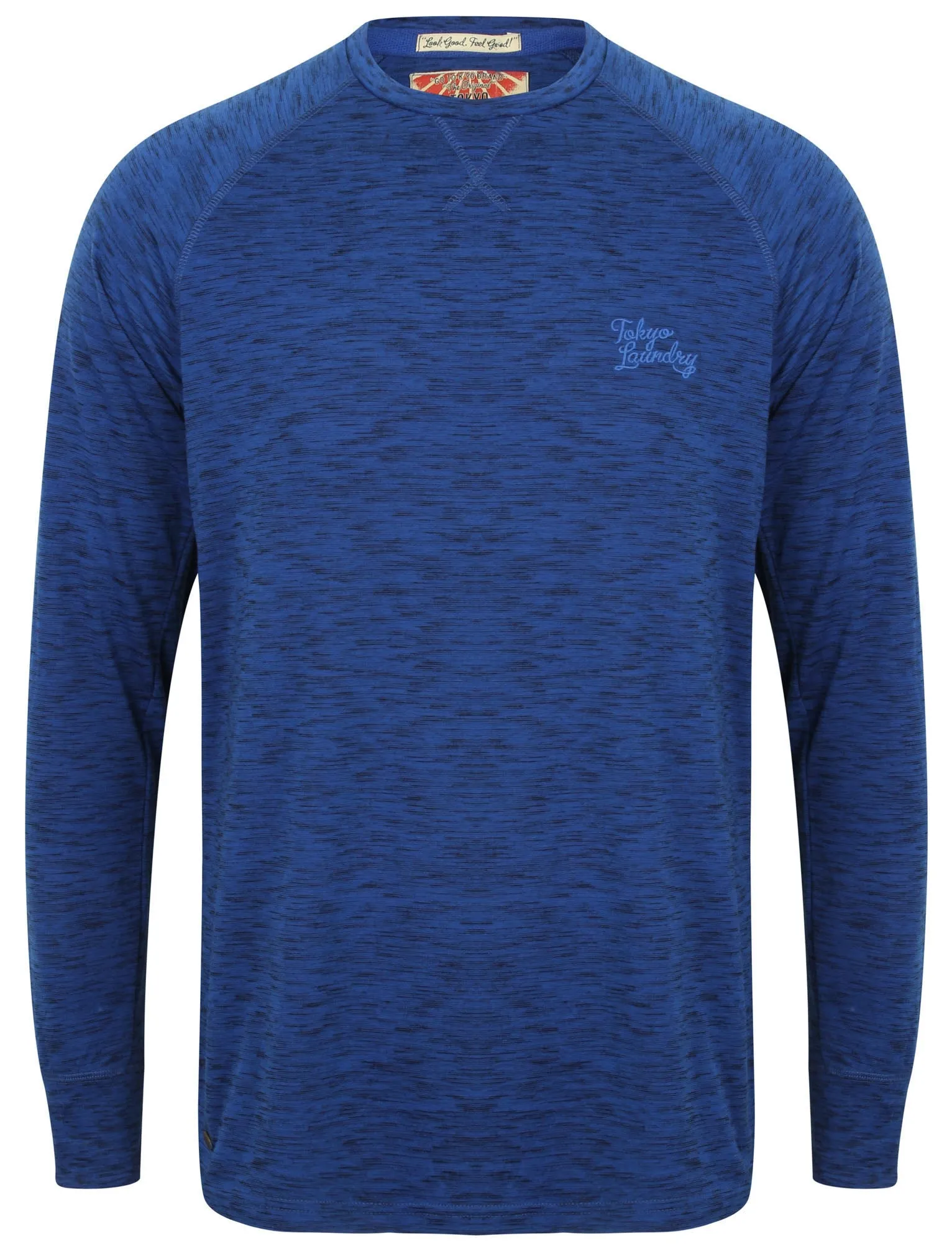 Rushlake Injection Dyed Long Sleeve Top in Sapphire - Tokyo Laundry sold by Tokyo Laundry