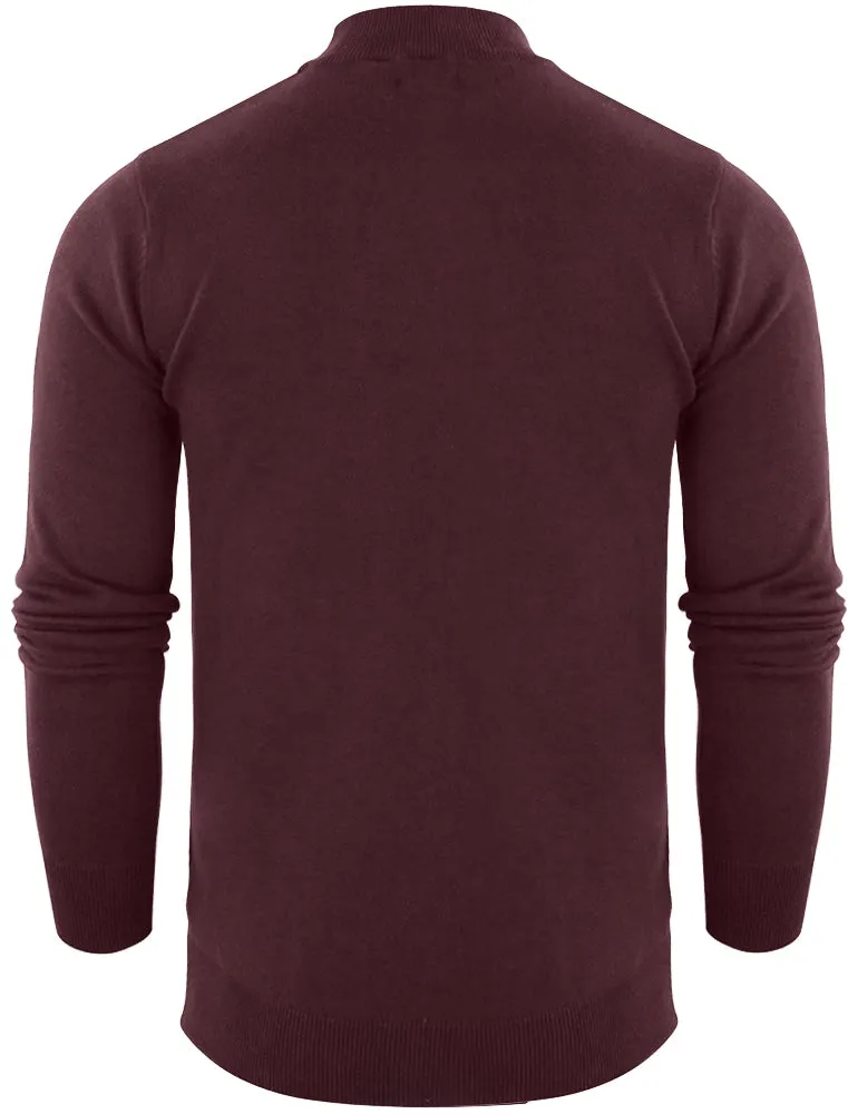 TurtleD High Neck Cotton Knitted Jumper in Elderberry sold by Tokyo Laundry product image thumbnail 2