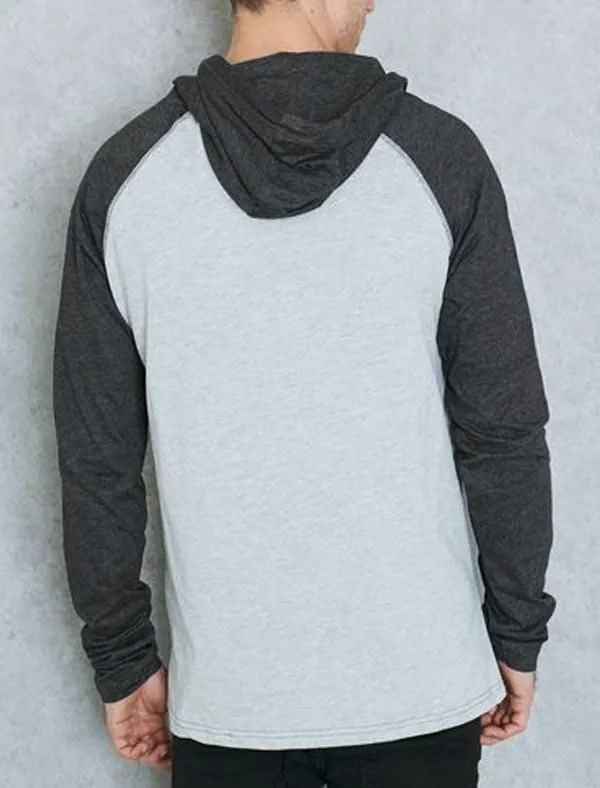 Riviera Raglan Long Sleeve Hooded Top in Charcoal sold by Tokyo Laundry product image thumbnail 3