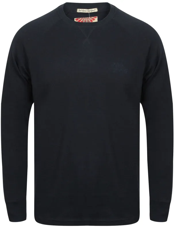 TL Pine Ridge Long Sleeve Top in Dark Navy - Tokyo Laundry made by Tokyo Laundry