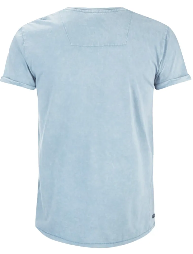 Eureka Burn Out Short Sleeve T-Shirt in Cornflower Blue sold by Tokyo Laundry product image thumbnail 2