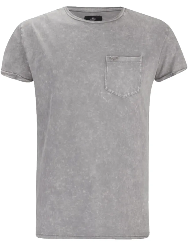 Eureka Burn Out Short Sleeve T-Shirt in Grey sold by Tokyo Laundry