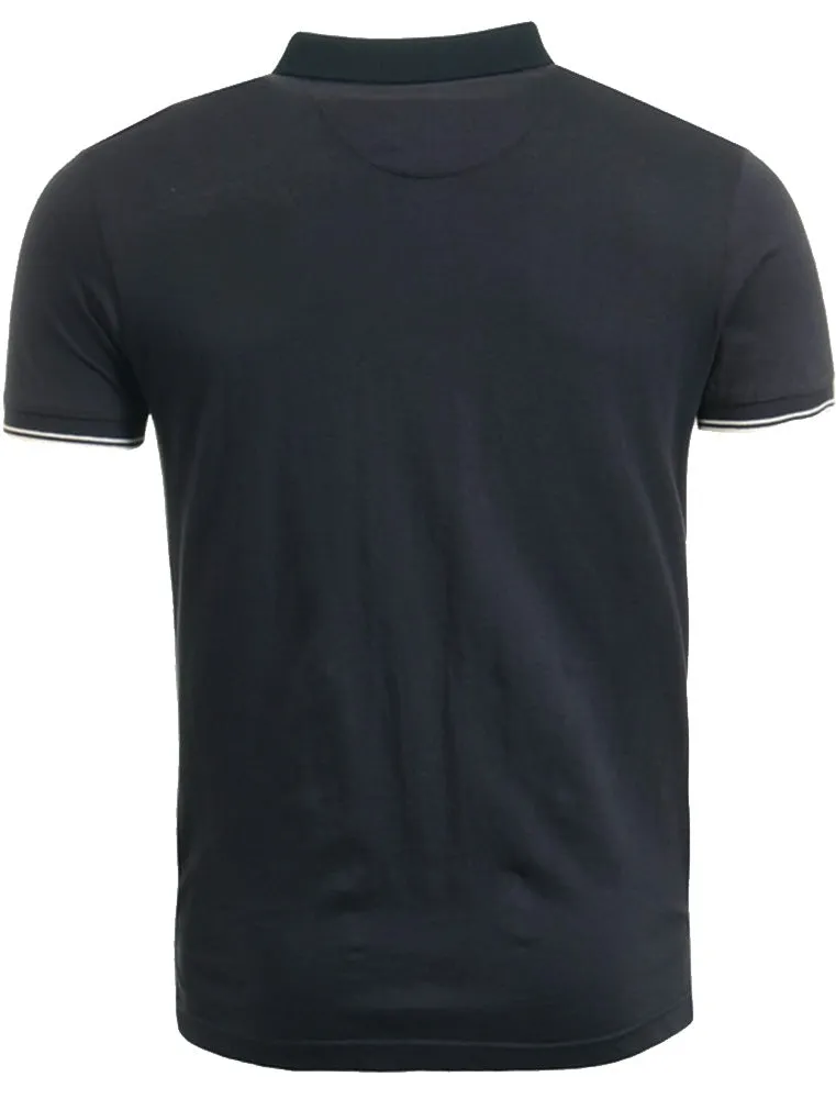 Evian Spot Print Polo Shirt in Navy sold by Tokyo Laundry product image thumbnail 2