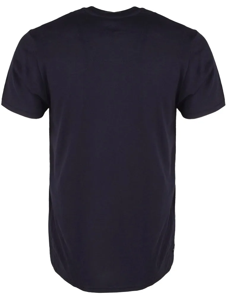 Ripon Cotton T-Shirt with Drawstrings and Chest Pocket in Navy sold by Tokyo Laundry product image thumbnail 2