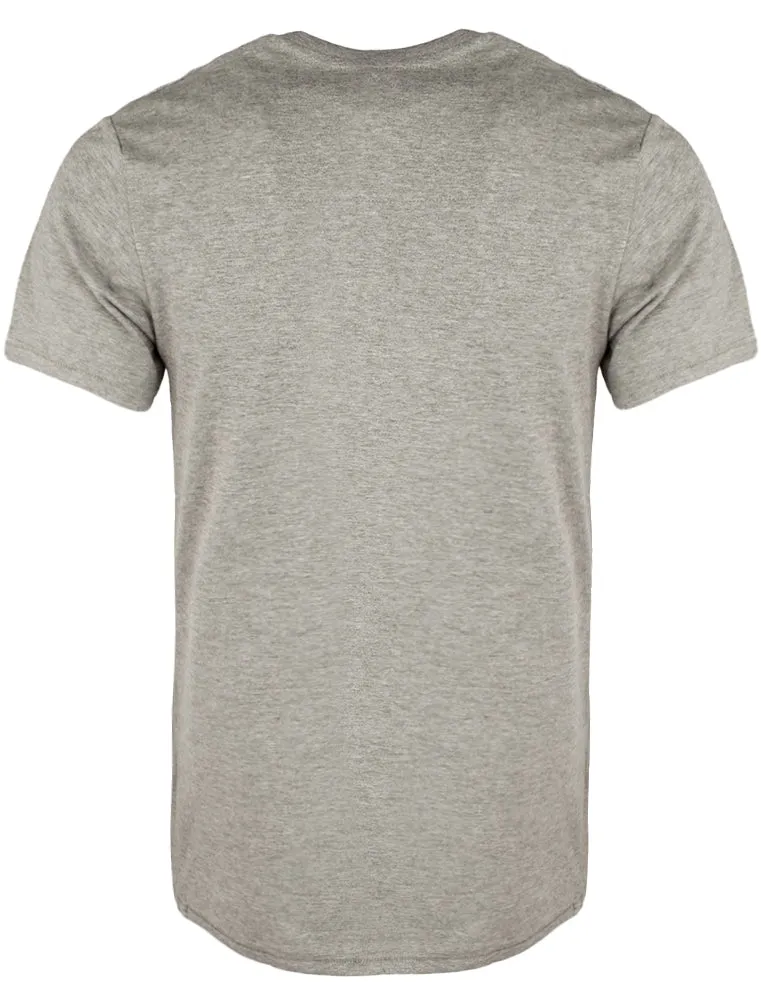 Ripon Cotton T-Shirt with Drawstrings and Chest Pocket in Grey Marl sold by Tokyo Laundry product image thumbnail 2