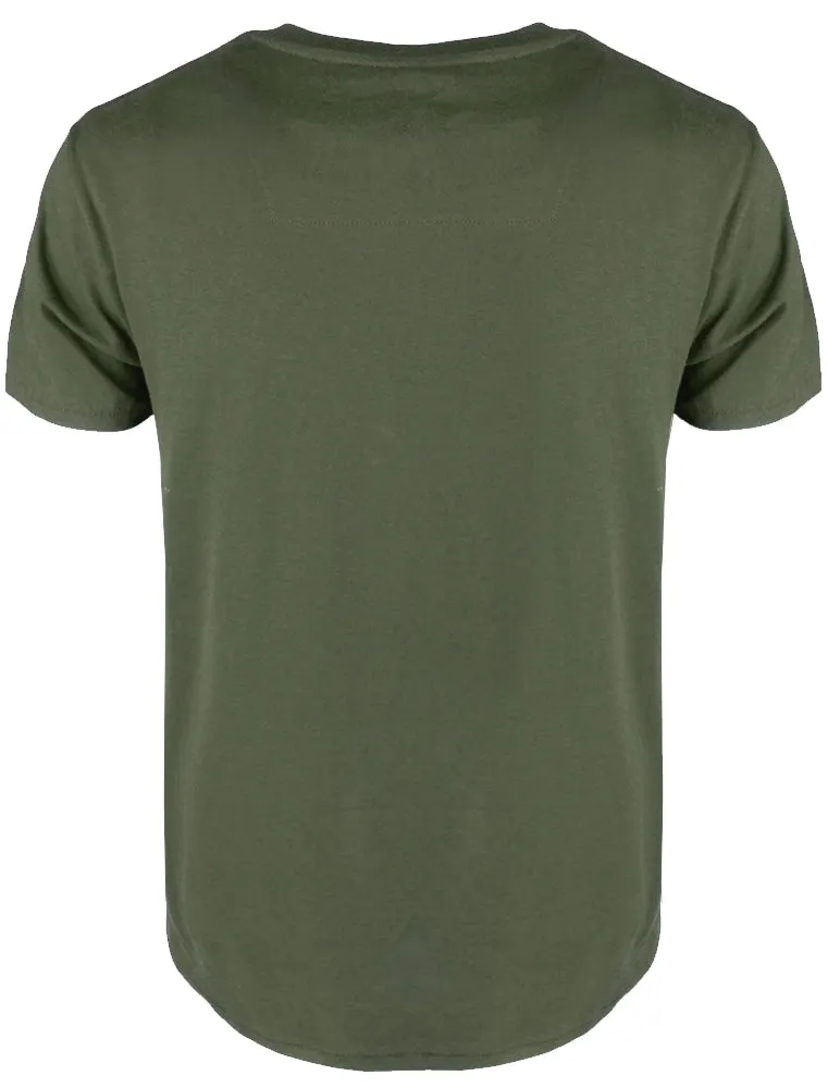 Ripon Cotton T-Shirt with Drawstrings and Chest Pocket in Khaki sold by Tokyo Laundry product image thumbnail 2