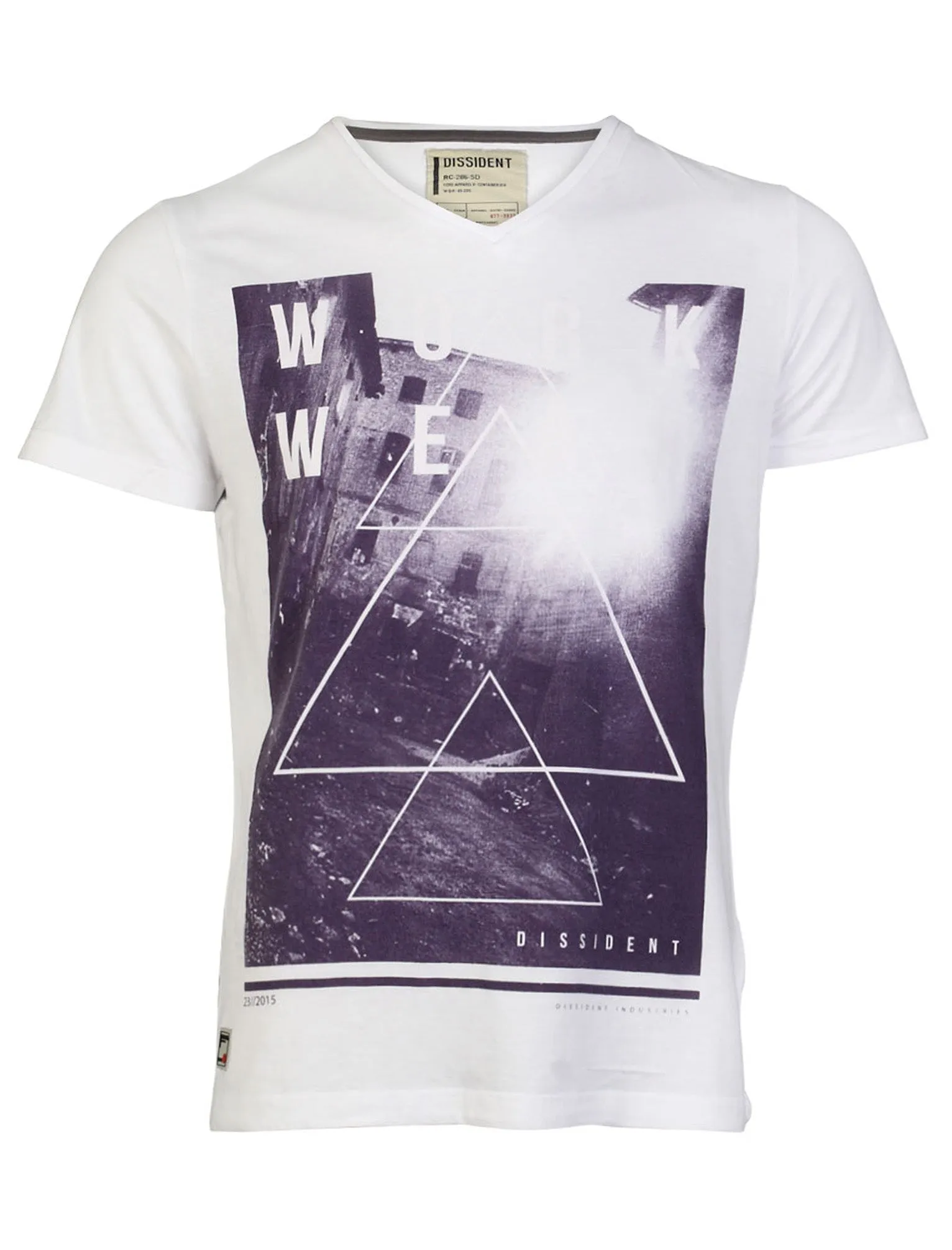 Dissident Workwear T-Shirt in Optic White sold by Tokyo Laundry