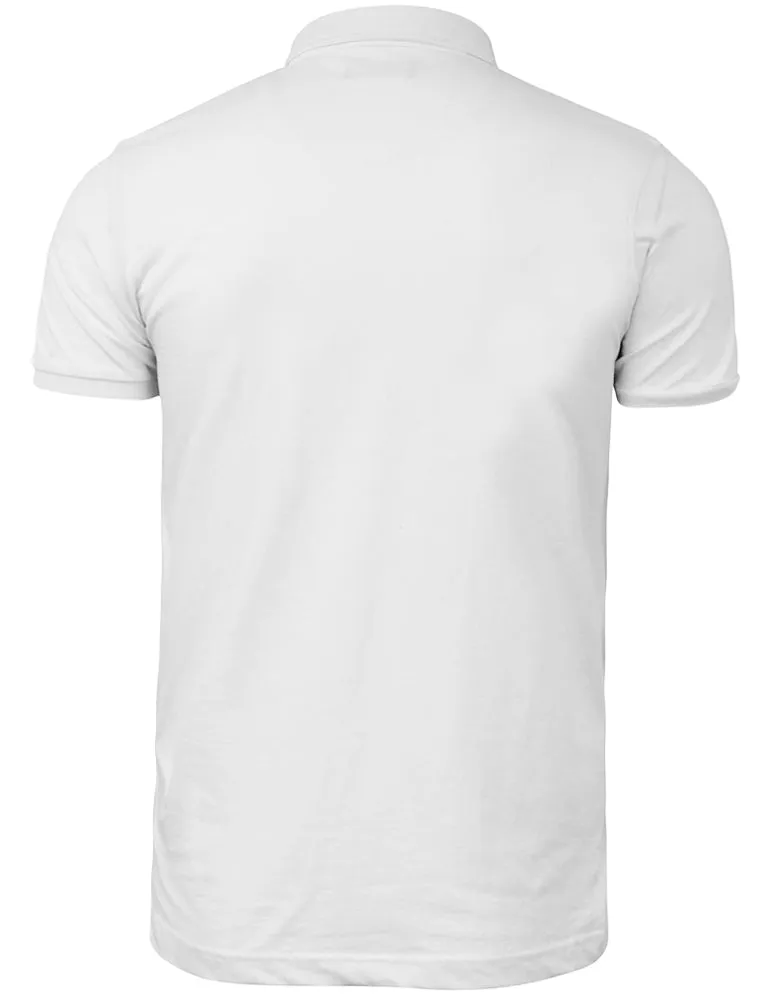 Frazer Cotton Jersey Polo Shirt with Chest Pockets in White sold by Tokyo Laundry product image thumbnail 2