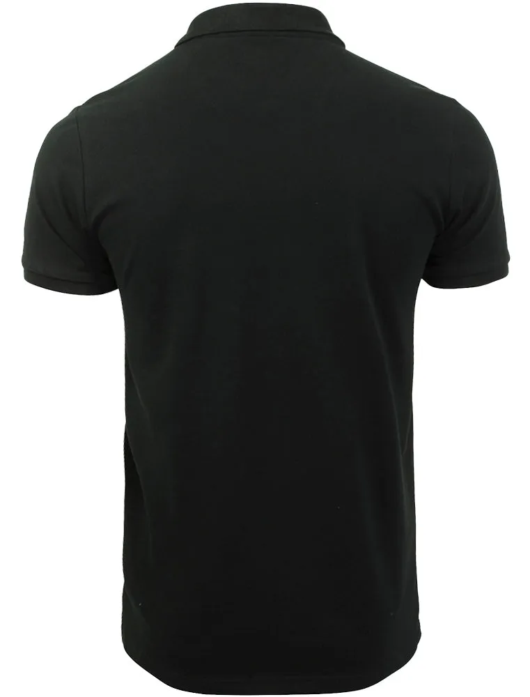 Link Pique Cotton Polo Shirt in Black sold by Tokyo Laundry product image thumbnail 2