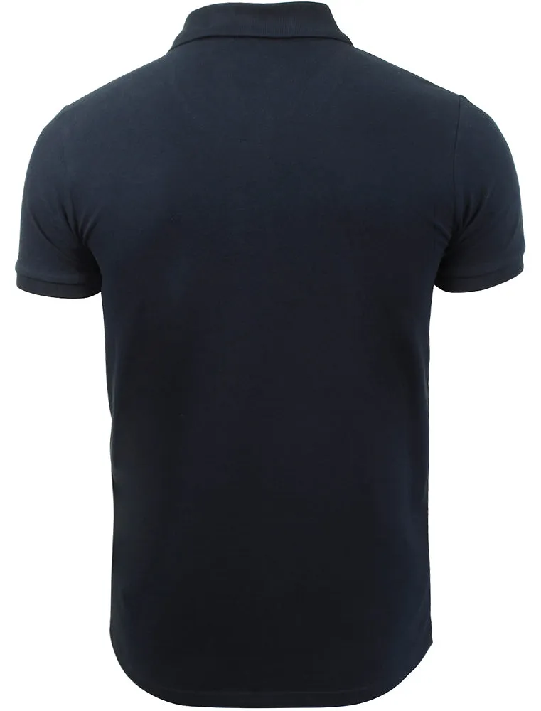 Link Pique Cotton Polo Shirt in Navy sold by Tokyo Laundry product image thumbnail 2