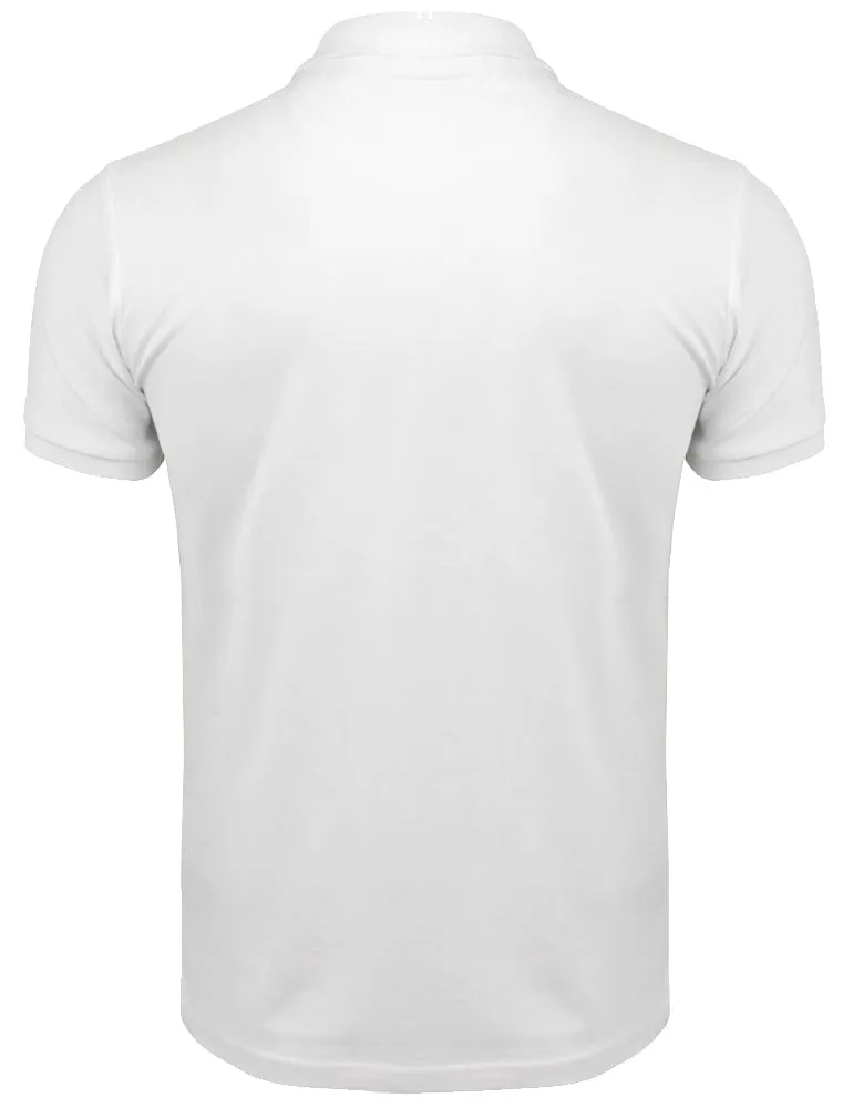 Link Pique Cotton Polo Shirt in White sold by Tokyo Laundry product image thumbnail 2