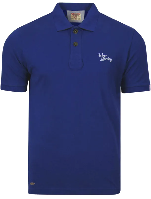 Mens Classic Polo Shirt in Blue - Tokyo Laundry made by Tokyo Laundry