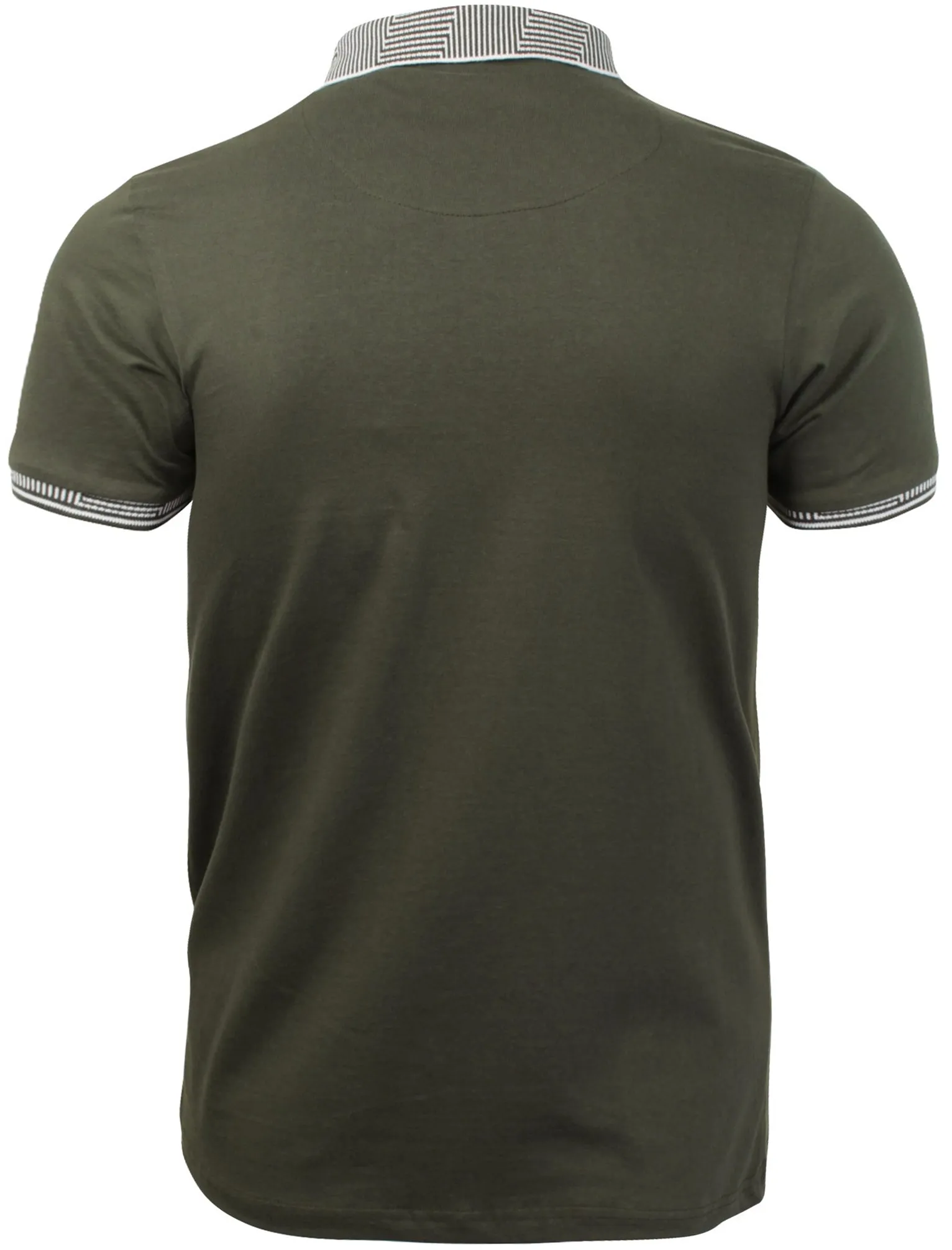 Glover Jacquard Collar Polo Shirt in Khaki sold by Tokyo Laundry product image thumbnail 2