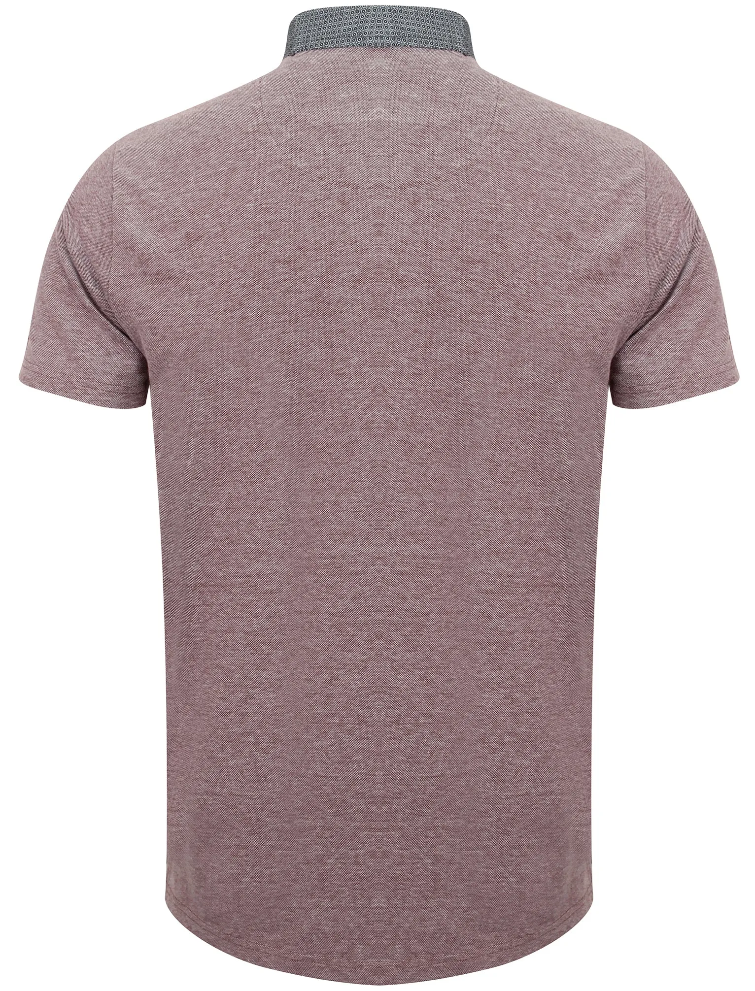 Gavel Pique Polo Shirt with Printed Collar in Port - Le Shark sold by Tokyo Laundry product image thumbnail 2