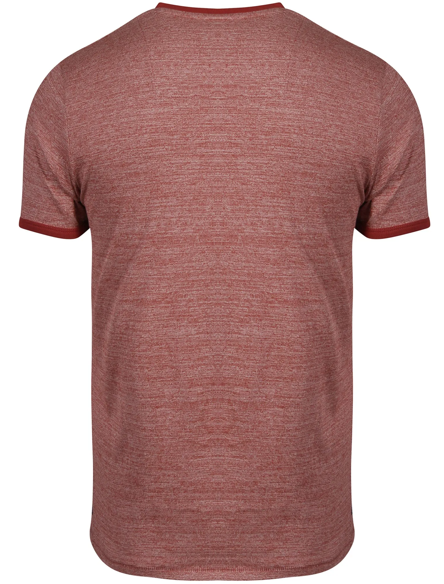 Logan Crew Neck T-Shirt with Contrast Neck in Burgundy sold by Tokyo Laundry product image thumbnail 2