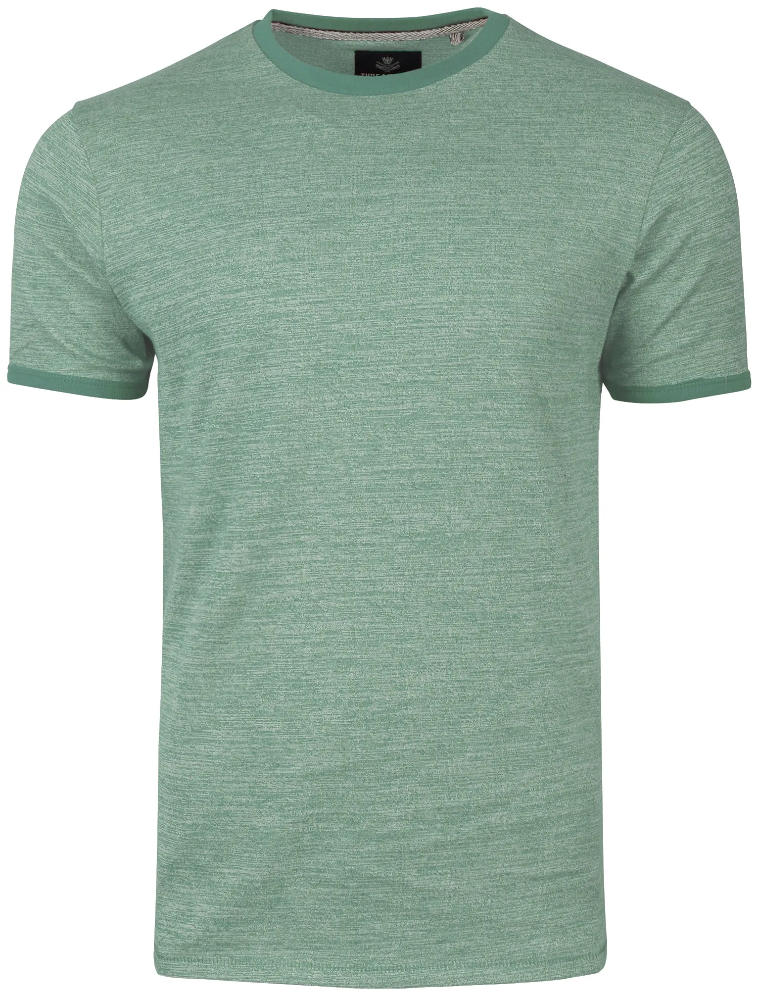 Logan Crew Neck T-Shirt with Contrast Neck in Sea Green sold by Tokyo Laundry